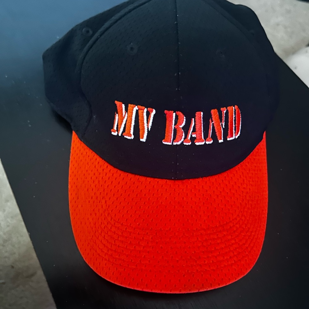 Black and Orange MV Band Cap